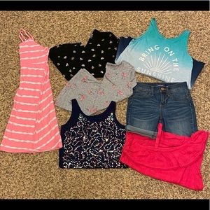 7 piece lot Old Navy girls, size 8, EUC (1)